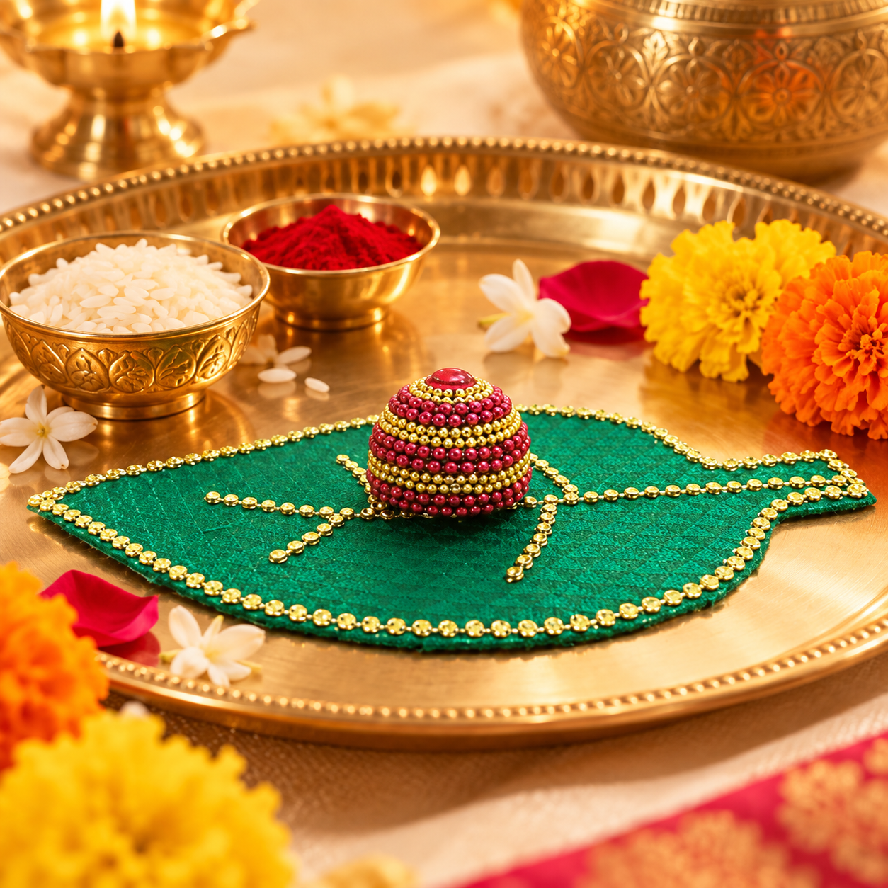 Decorative Pooja Pan — image 2